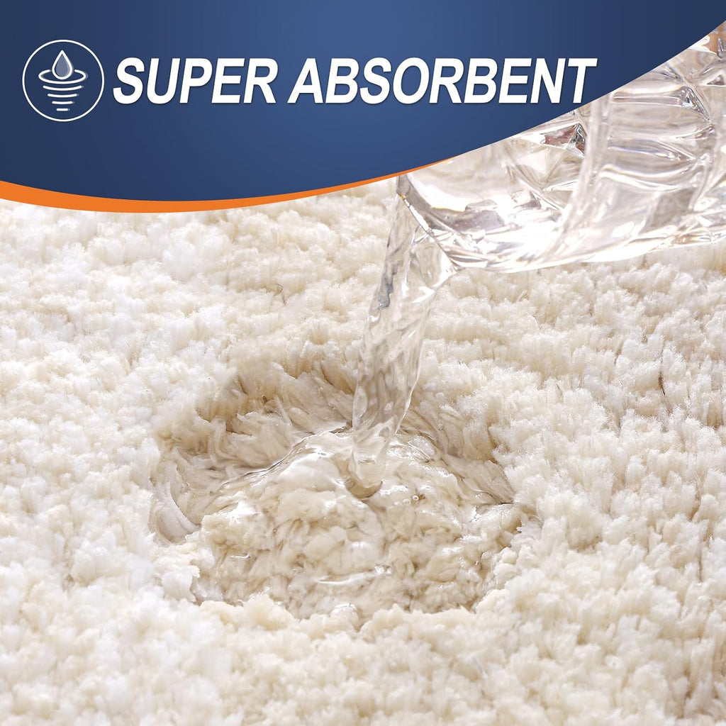 Microfiber Plush Bath Mat Set