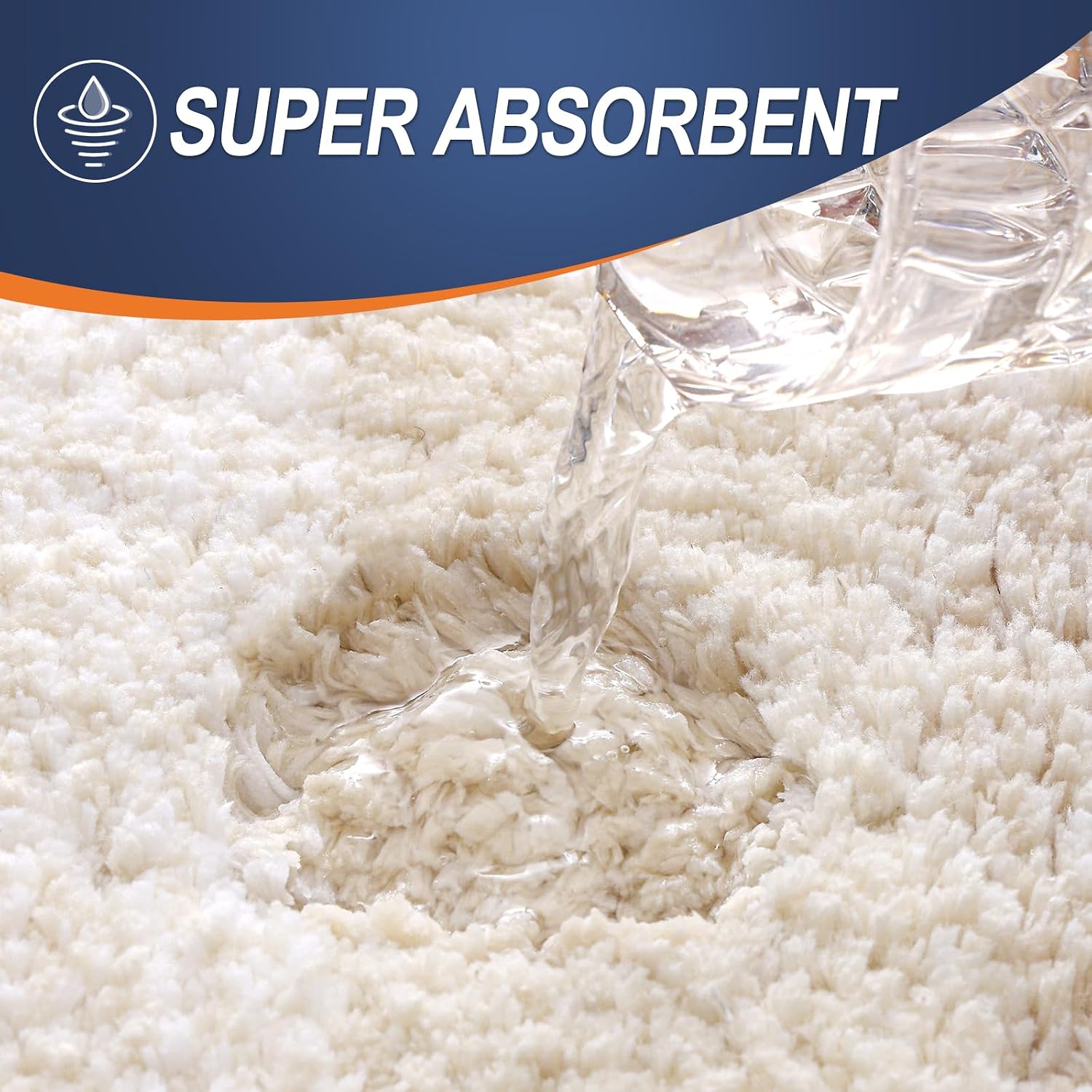 Microfiber Plush Bath Mat Set