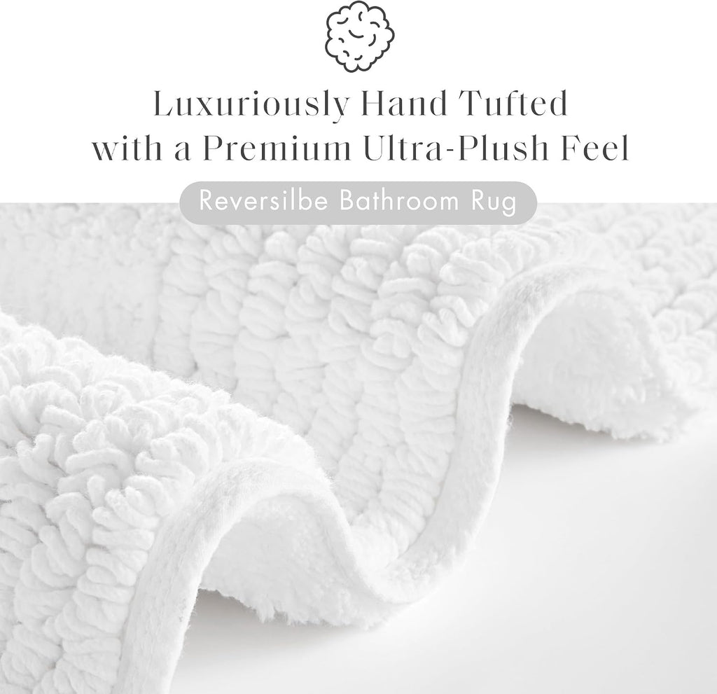 Reversible Cotton Tufted Bath Rug