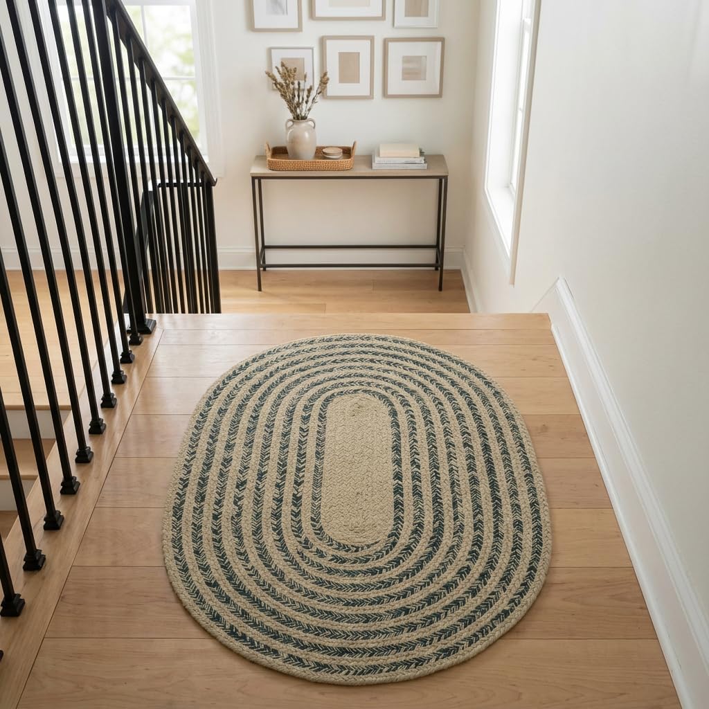Braided Cotton Farmhouse Rug