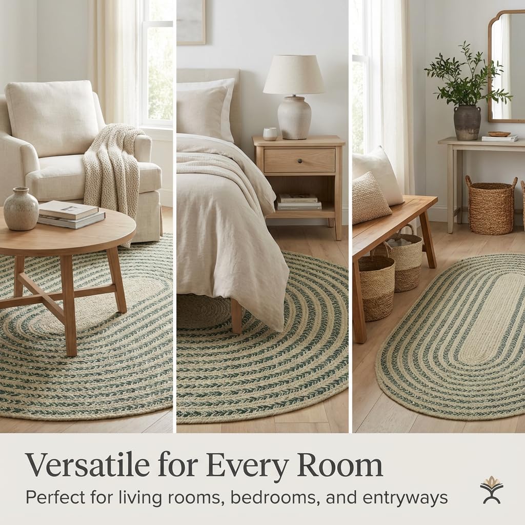 Braided Cotton Farmhouse Rug