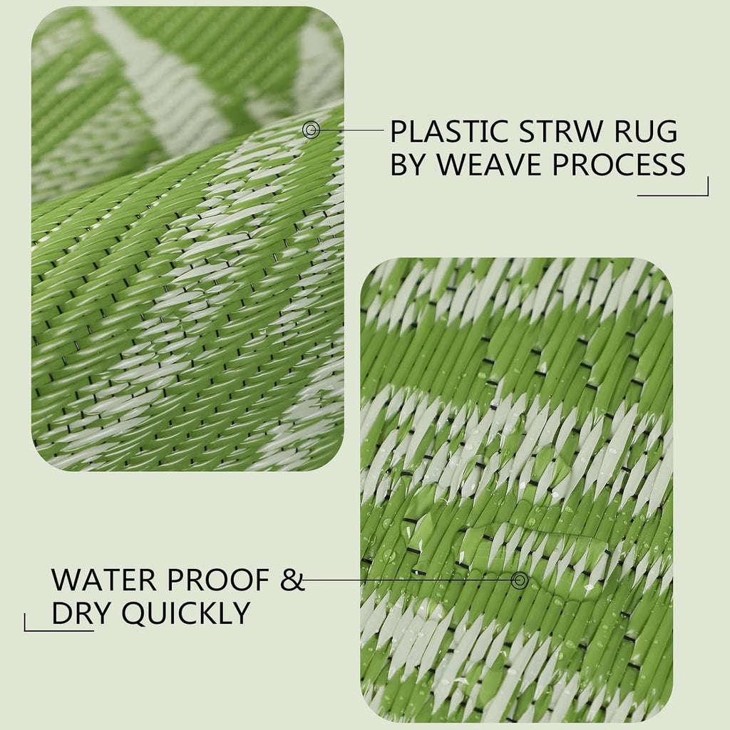 Waterproof Tropical Portable Outdoor Patio Rug