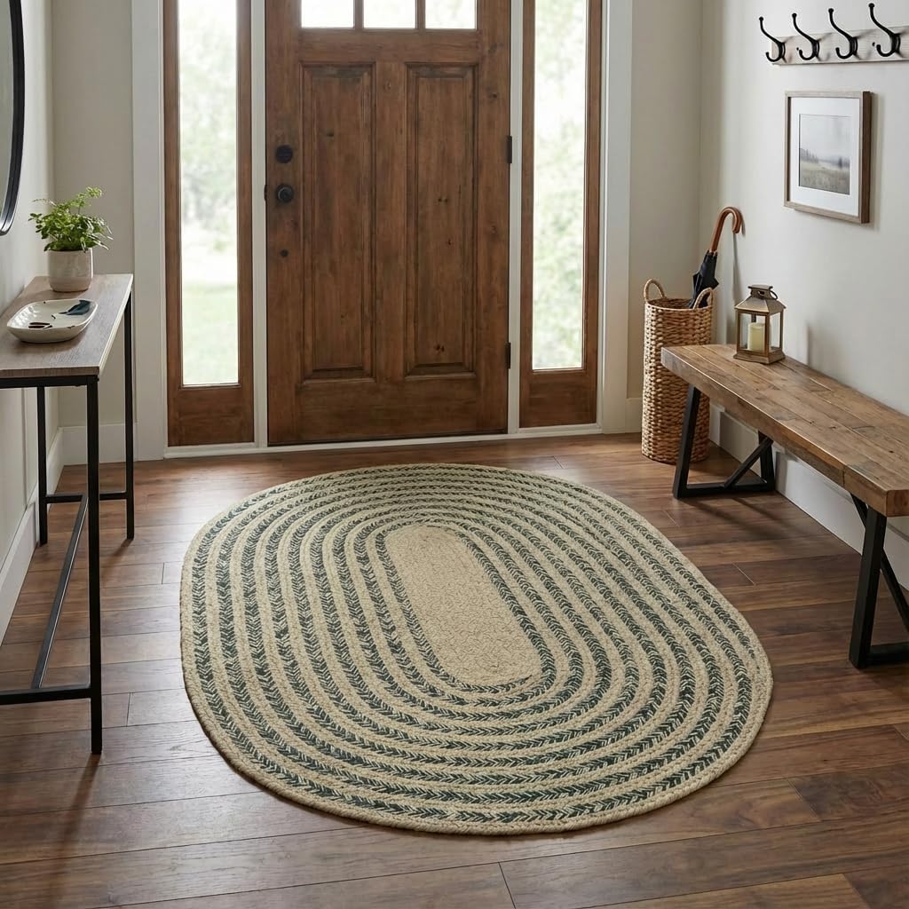 Braided Cotton Farmhouse Rug