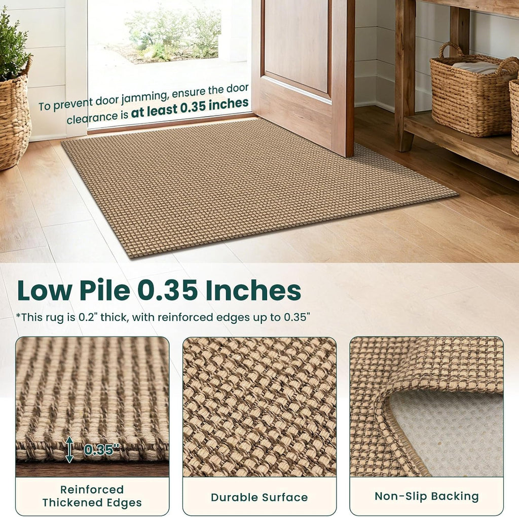 Boho Cotton Washable Non Slip Runner Rug