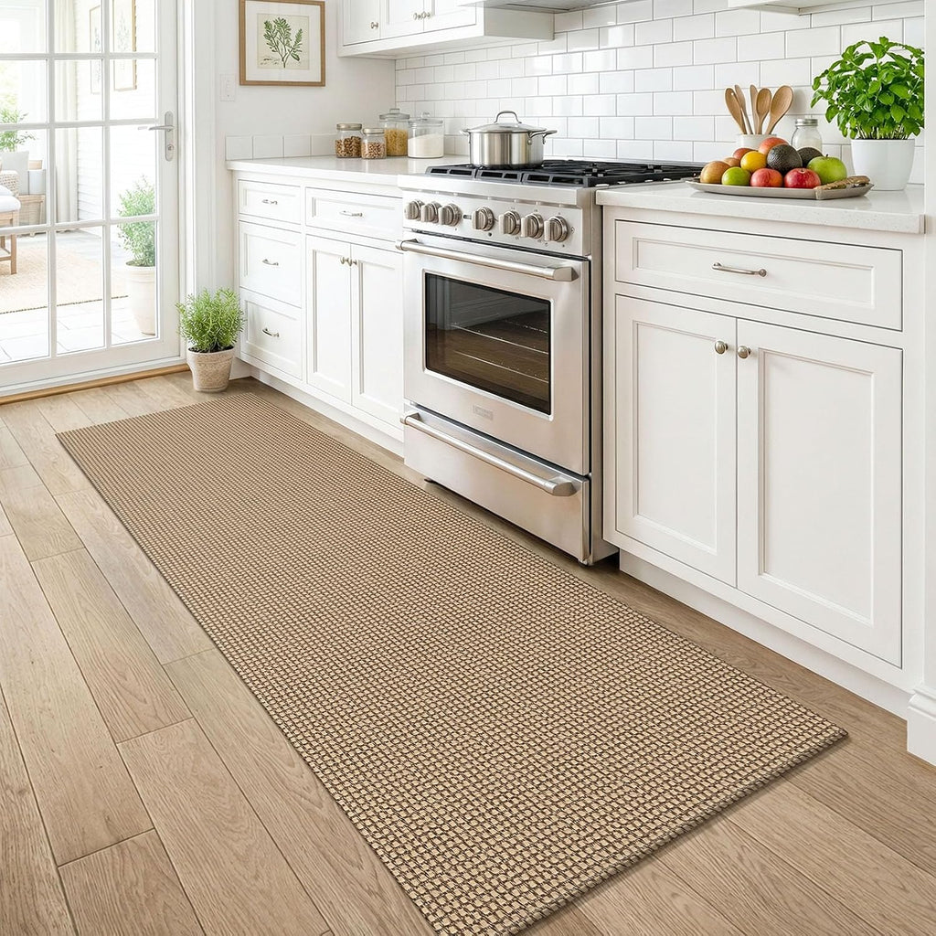 Boho Cotton Washable Non Slip Runner Rug