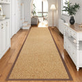 Woven Washable Non Slip Farmhouse Runner Rug