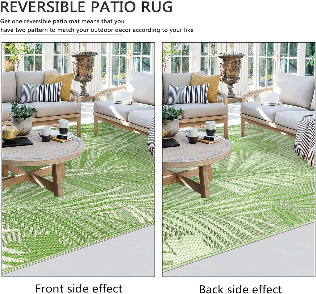Waterproof Tropical Portable Outdoor Patio Rug