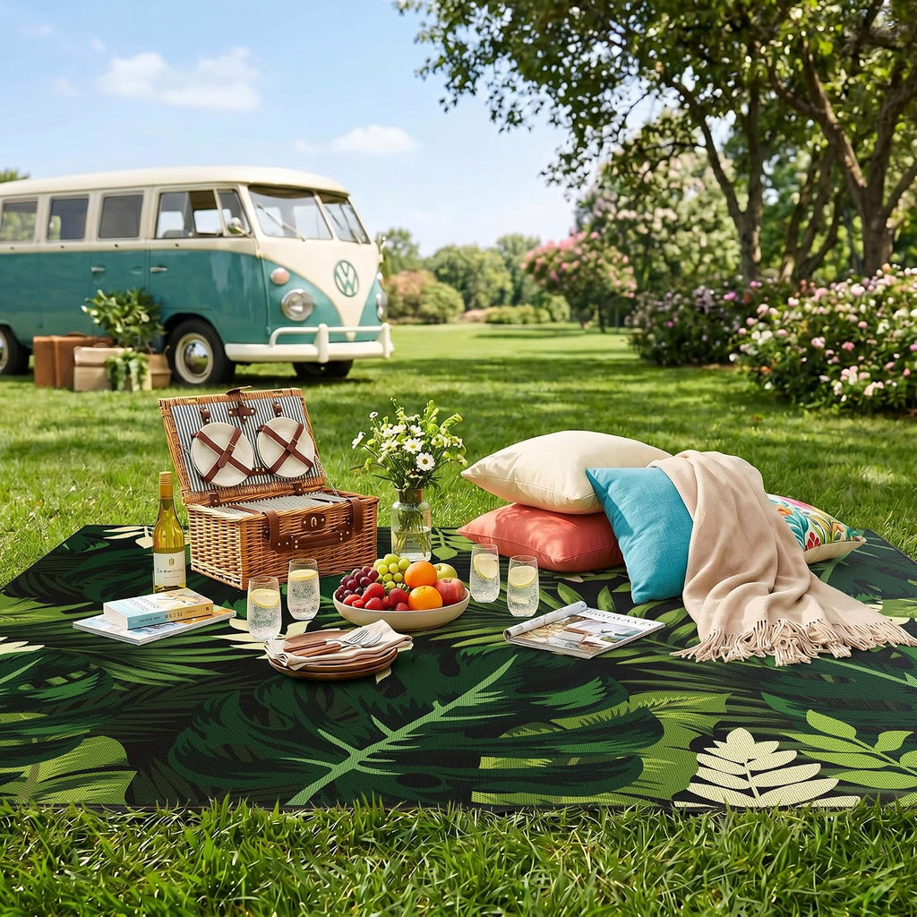 Waterproof Monstera Outdoor Rug