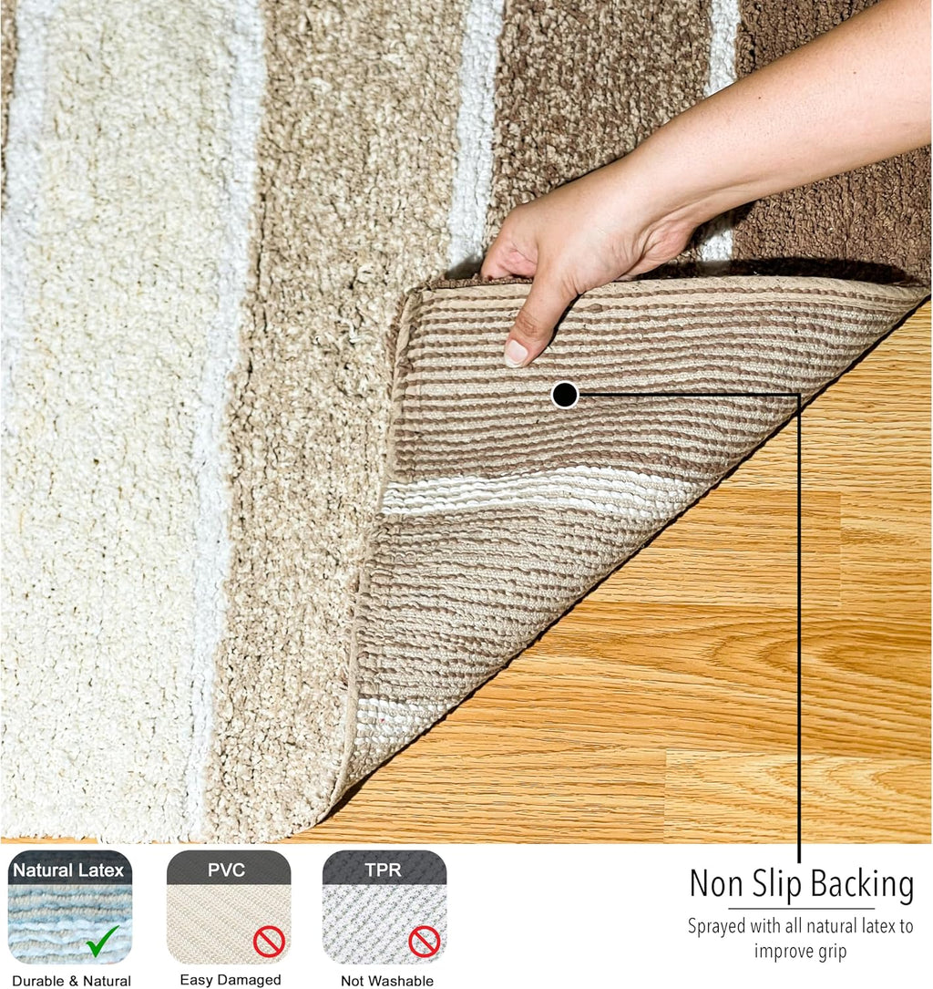 Non-Slip Absorbent Bath Mat Set