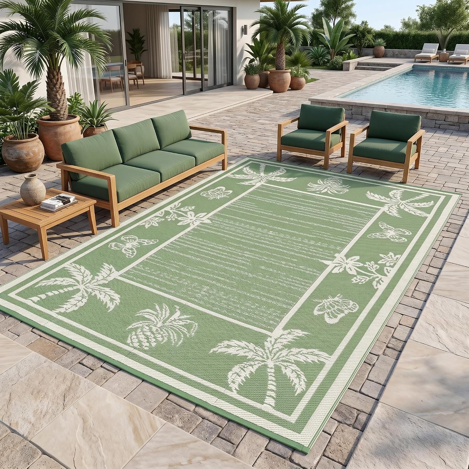 Reversible Waterproof Outdoor Rug