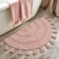 Boho Tassel Cotton Bath Rug