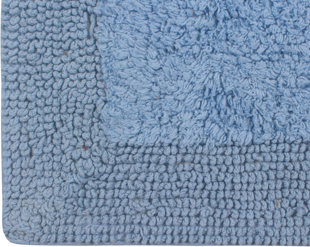 Reversible Cotton Bath Rug Set
