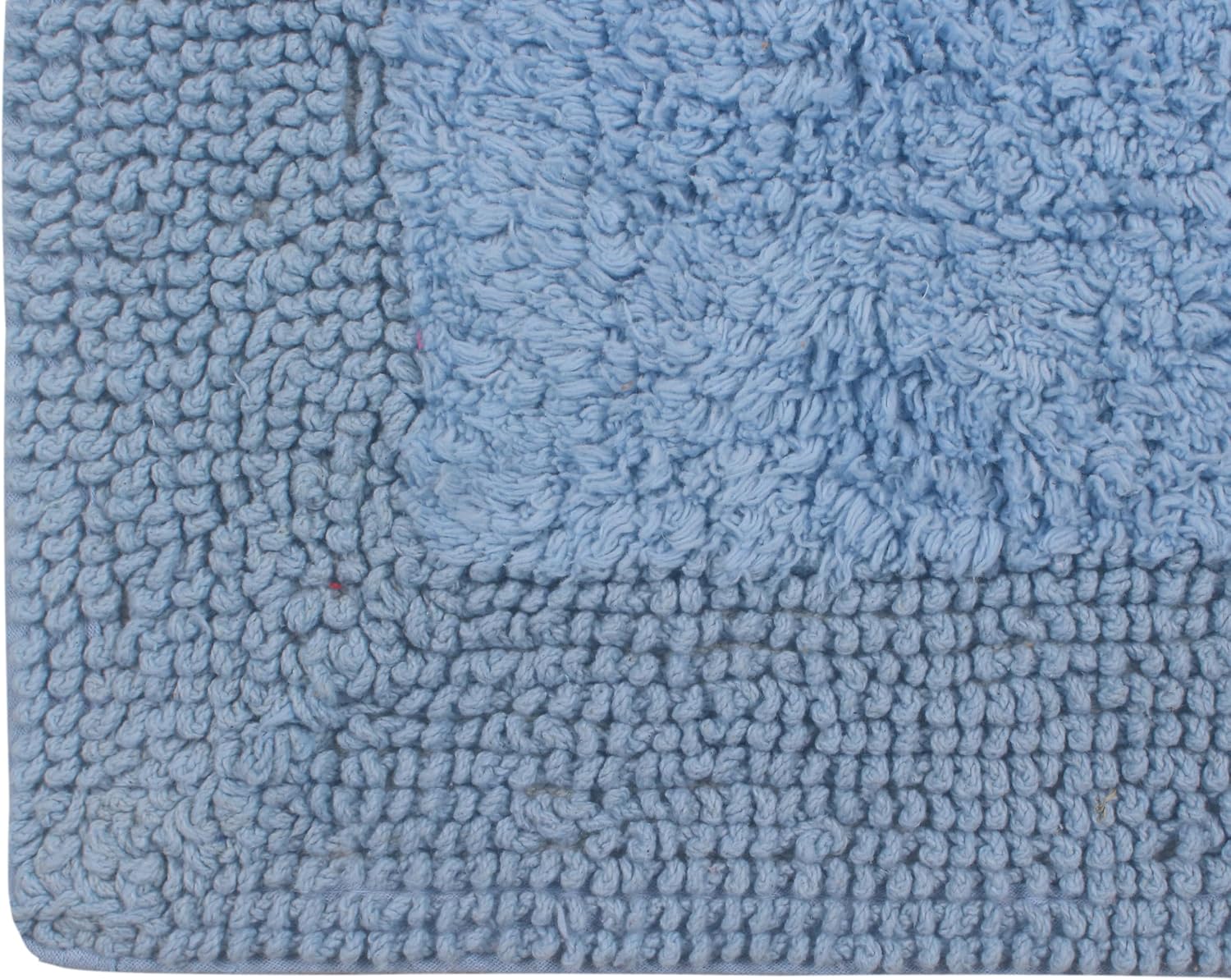 Reversible Cotton Bath Rug Set