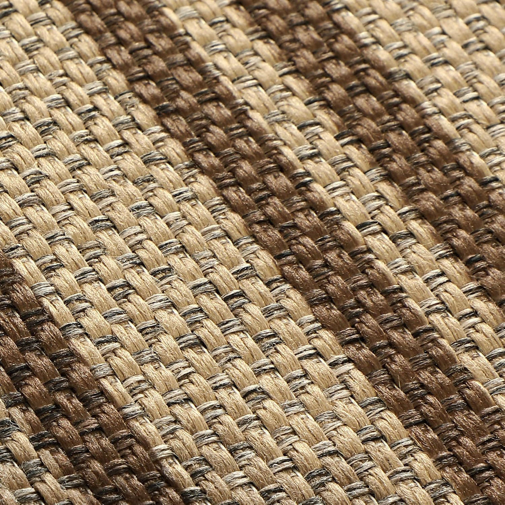 Scalloped Washable Jute Non Skid Runner Rug