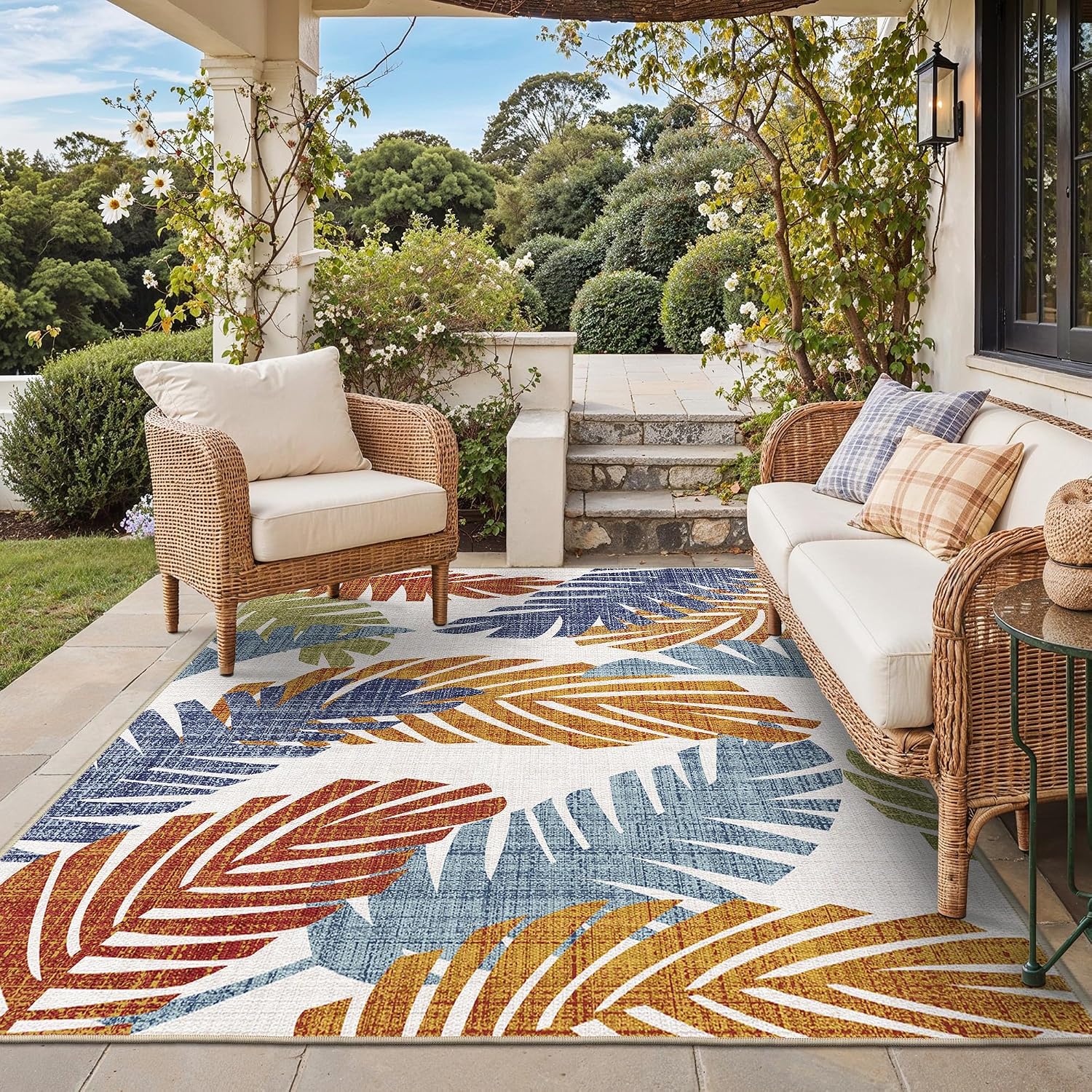 Washable Non-Slip Outdoor Rug