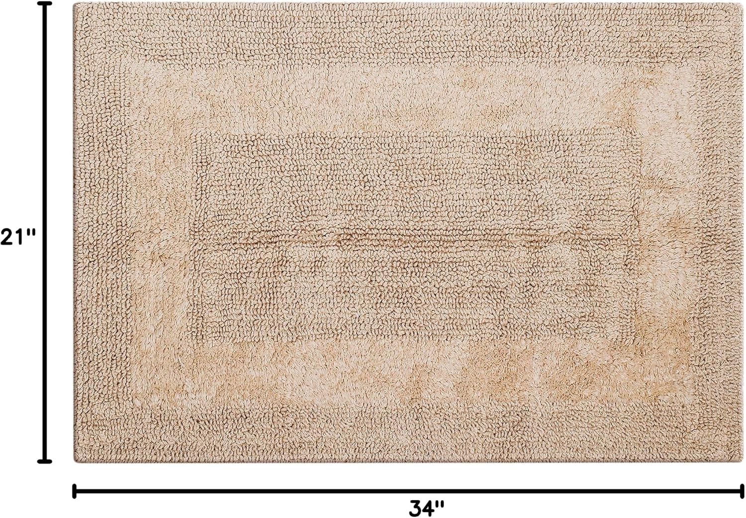 Soft Cotton Bath Rug Set