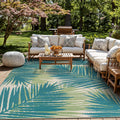 Weatherproof Floral Outdoor Rug